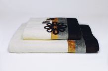 Komplet Ręczników Daisy Brąz 50x100+70x140